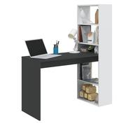 Habitdesign Duplo Mesa de Escritorio con Estantería