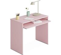 Habitdesign i-Joy Mesa de Escritorio con Bandeja Extensible Rosa