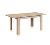 Habitdesign - Mesa de Comedor Extensible en Color Roble Canadian, Mesa para Salón o Cocina, 140-190x90x78 cm - Modelo Kendra