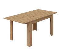 Habitdesign Mesa de Comedor Extensible, Mesa salón o Cocina, Acabado en Color Roble Nodi, Modelo Kendra, Medidas: 140-190 cm (Largo) x 90 cm (Ancho) x 78 cm (Alto)