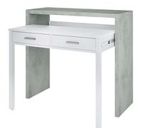 Mesa De Escritorio Extensible Bureau 98,5 X 87,5 X 36-66 Cm