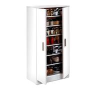 Habitdesign 007813O - Zapatero Armario Basic, Mueble Auxiliar Acabado en Color Blanco, Medidas: 108 x 55 x 36 cm de Fondo
