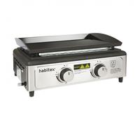 Habitex Barbacoa-Plancha Gas BT 50. 53x46x23 cm