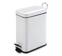 Habitex Cubo pedal blanco 5 l. rectang