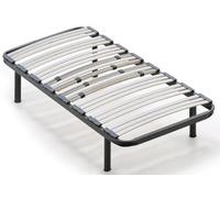 habithor - Somier Multiláminas con Reguladores de Firmeza y Estructura de Acero 40x30 mm | Patas Cilíndricas Incluidas | Altura Final 30 cm | Medida: 90x180 cm | Fabricación Española