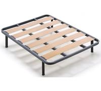 habithor - Somier Reforzado con Láminas de 170 mm y Estructura de Acero 40x30 mm con Patas Cilíndricas Incluidas | Medida: 120x200 cm | Refuerzo Central | Fabricado en España