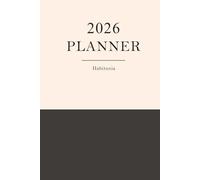 HABITONIA 2026 Planner Hardcover - Minimalist Daily & Weekly Agenda, Monthly Organizer, Productivity Journal, Christmas Gift Idea