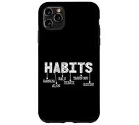 Habits Acronym Motivation Inspirational Personal Growth Carcasa para iPhone 11 Pro MAX