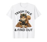 Habla Basura y descubre usando Equipo Militar Camiseta