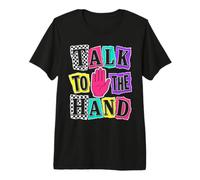 Habla con la Mano Gen X 90s Retro Camiseta Premium