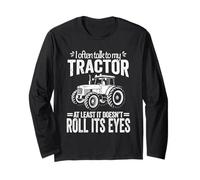 Habla con mi tractor Humor Granjero divertido Manga Larga