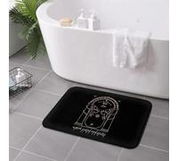 Habla en 3D con tu Amigo y entra Alfombra Antideslizante Alfombra de Suelo Alfombra Duradera para Entrada a la Cocina, baño de casa, salón, Alfombrillas para los pies-50x80cm