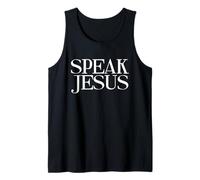 Habla Jesús Nombre Inspirador sobre Todo Nombres Cristiano Camiseta sin Mangas