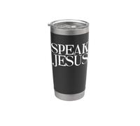 Habla Jesús Nombre inspirador Sobre Todo Nombres Cristiano Vaso térmico de acero inoxidable de doble pared