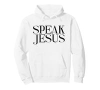 Habla Jesús Nombre sobre Todos Nombres Inspirador Cristiano Sudadera con Capucha