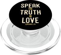Habla la Verdad en Amor versículo de la Biblia KJV Efesios 4:15 PopSockets PopGrip para MagSafe