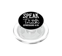 Habla la Verdad EPHESIOS 4:15 Tipografía Inspiradora PopSockets PopGrip para MagSafe