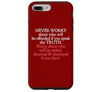 Habla la verdad sin importar quién se ofenda Juan 8 32 Carcasa para iPhone 7 Plus/8 Plus