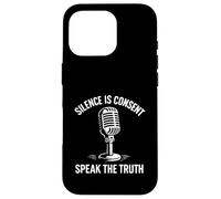 Habla Verdad Activista por la Libertad de expresión Activismo de los Medios de comunicación Protesta Carcasa para iPhone 16 Pro