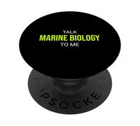 Háblame Biología Marina Divertido Biólogo PopSockets PopGrip Adhesivo