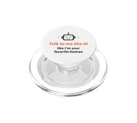 Háblame como si Fuera tu IA Divertida Humana Favorita PopSockets PopGrip para MagSafe