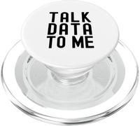 Háblame datos | Entusiasta de los datos | Amante del análisis de datos PopSockets PopGrip para MagSafe