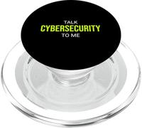 Háblame de ciberseguridad Analista Divertido PopSockets PopGrip para MagSafe