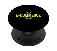 Háblame de Comercio electrónico Vendedor Divertido PopSockets PopGrip Adhesivo