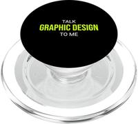 Háblame de diseño gráfico, diseñador Divertido PopSockets PopGrip para MagSafe