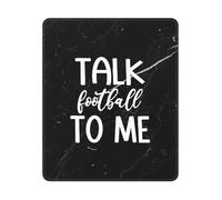 Háblame De Fútbol Alfombrilla De Escritorio Duradero Mouse Pad Lavable Alfombrilla De Ratón para Oficina Hogar Ordenador 25X30Cm