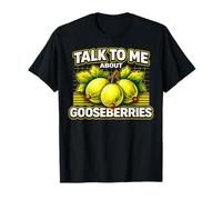 Háblame de grosellas Divertidas Retro Frutas Vintage años 80 Camiseta