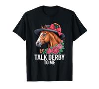Háblame del derby Carreras de caballos Amor ecuestre Camiseta