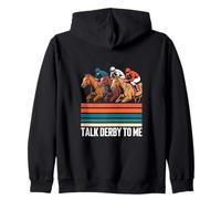 Háblame del derby Carreras de caballos Amor ecuestre Sudadera con Capucha