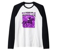 Háblame Derby Pasión por las carreras de caballos Camiseta Manga Raglan