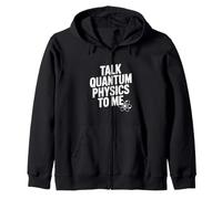 Háblame Física Cuántica Divertido Amante de la Ciencia Sudadera con Capucha