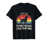 Hablando Con Mi Perro Hoy Frase Animal Lindo Camiseta