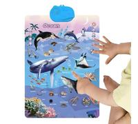 Hablando Mapas De Pared Para Niños - Juguetes Educativos de Aprendizaje Inglés | Hablando Mapa Electrónico Interactivo De Pared Para Niños,para Preescolares Jardín Infantil Sala de Juegos