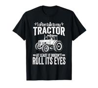 Hablar con mi tractor Humor Divertido Granjero Amantes de los tractores Camiseta
