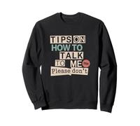 ¿Hablar conmigo? Mejor no Sudadera