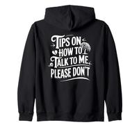 ¿Hablar conmigo? Mejor no Sudadera con Capucha