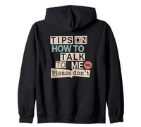 ¿Hablar conmigo? Mejor no Sudadera con Capucha