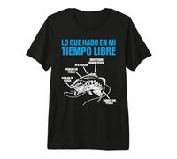 Hablar De Pesca Pensar En Pesca Pescador Camiseta Premium