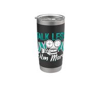 Hablar menos Película Más Productores ejecutivos de cine Director de cine Vaso térmico de acero inoxidable de doble pared