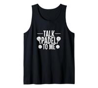 Hablar Padel para Mí Camiseta sin Mangas