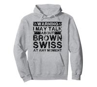 Hablar sobre el Ganadero de Vacas - Ganadero criador Brown Swiss Sudadera con Capucha