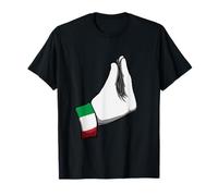 ¿Hablas italiano? Gesto de la mano Italia Italia Italia Camiseta