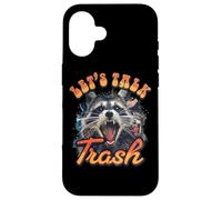 Hablemos de la diversión del Mapache de Basura Carcasa para iPhone 16