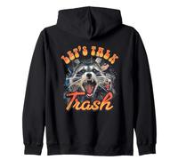Hablemos de la diversión del Mapache de Basura Sudadera con Capucha
