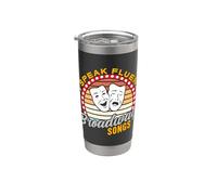 Hablo con fluidez Canciones de Broadway Profesor de música Teatro musical Vaso térmico de acero inoxidable de doble pared