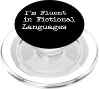 Hablo con fluidez los idiomas ficticios Citas divertidas de los lectores PopSockets PopGrip para MagSafe